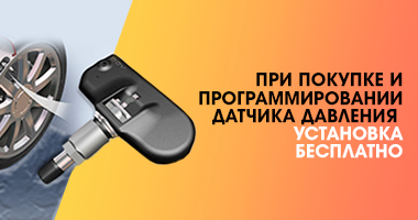 При покупке и программировании датчика - установка бесплатно
